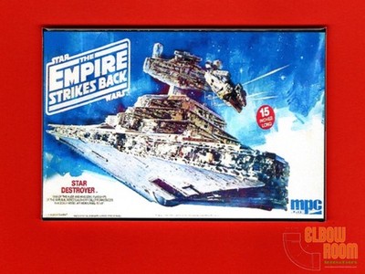 MPC Star Wars ESB Star Destroyer model kit box art 2x3'' fridge/locker magnet
