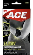 3M ACE Kinesiology Elbow Support 3-pack Sore ...