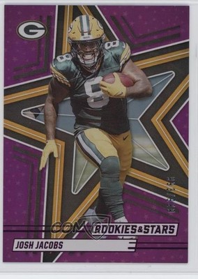 2025 Panini Rookies & Stars Purple 933/999 Josh Jacobs #72 0yp5
