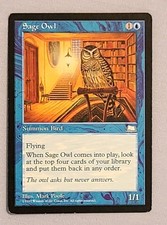 Sage Owl Classic MTG Core Set 6th Edition Regular