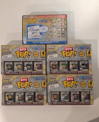 Funko Bitty Pop!! One Piece Complete Set w/ all Chases ***FREE SHIPPING***