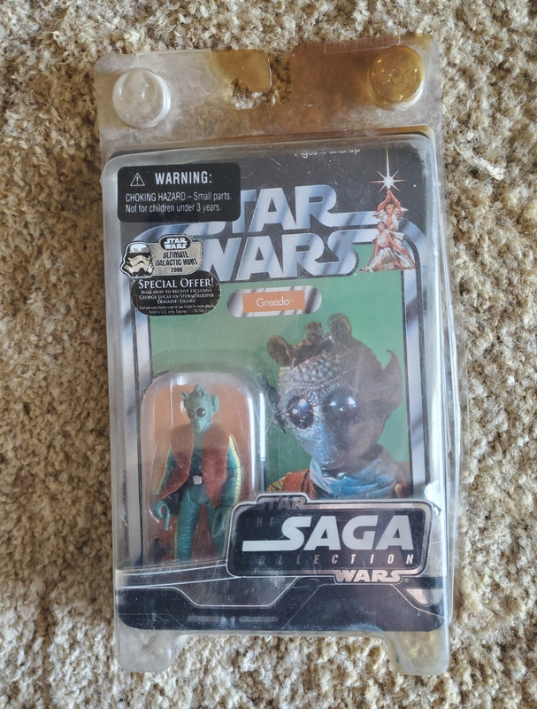 Hasbro Star Wars The Saga Collection 2006 Greedo Action Figure