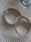 Nice Heavy Sterling Silver Hoop Earrings 7.4 Grams! — photo 3