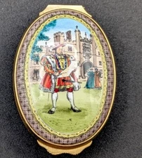 Halcyon Days Enamel Box - The Royal Legends Collection, King Henry, British
