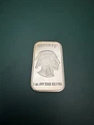 Indian Head 1 oz Silver Bar Liberty Standing Buffalo