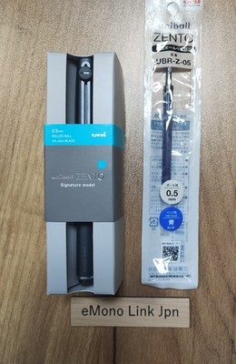Mitsubishi Uni-ball ZENTO Schwarz 0,5 mm Signatur Modell Stift mit Blau 0,5 m...