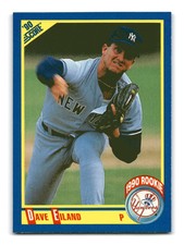 Dave Eiland 1990 Score #652 New York Yankees NM-MINT