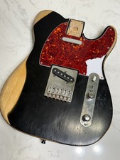 Fender Mim Standard Telecaster 2000 corpo carico nero tele reliquia