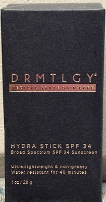 Drmtlgy Hydra Stick SPF 34 Full Size 1 Oz - New