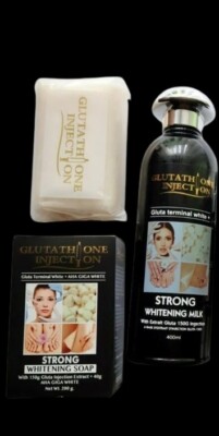 Glutathione Strong Whitening Lotion And Aha Soap( extract gluta)