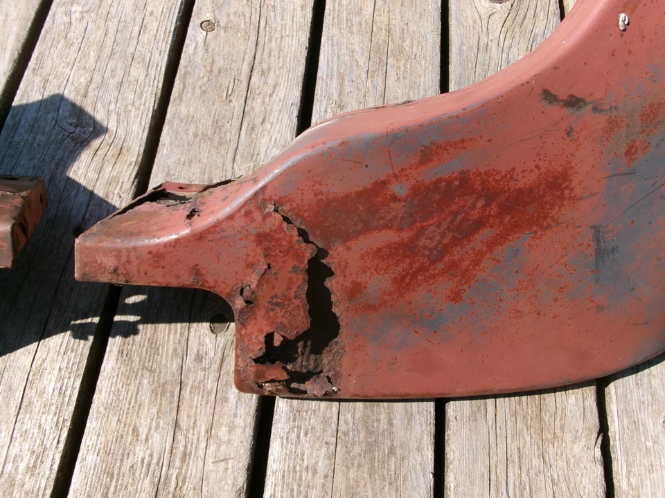 1948 1949 1950 FORD F2 F3 F4 F5 LOWER FRONT FENDER PAIR ORIGINALS PATINA RAT ROD - Image 4 of 4