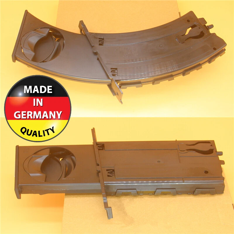 NEGRO Par de portavasos retráctiles lado derecho izquierdo para BMW E90 E91 E92 328i Foto 2 de 4