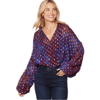 Cleobella Women s Dara Blouse In Confetti Print, Size XS