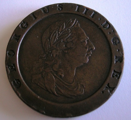 GREAT BRITAIN - BRITISH 2 PENCE - 2 PENNY - CARTWHEEL - 1797 - - Picture 2 of 10