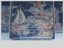Laura Ashley  'Riviera' Set Of 4 Placemats + Set Of Coasters, Sealed, Brand New