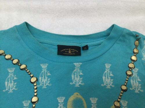 Christian Audigier T-Shirt für Herren Größe: Medium - Farbe: hellblau - Bild 3 von 9