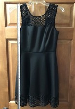 CITY STUDIO Junior Sleeveless Black Formal Dress Lace Size 3 