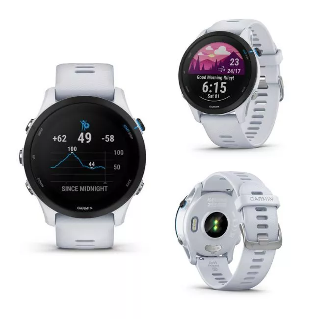 Garmin Forerunner 255 Music GPS Watch - Whitestone for sale online