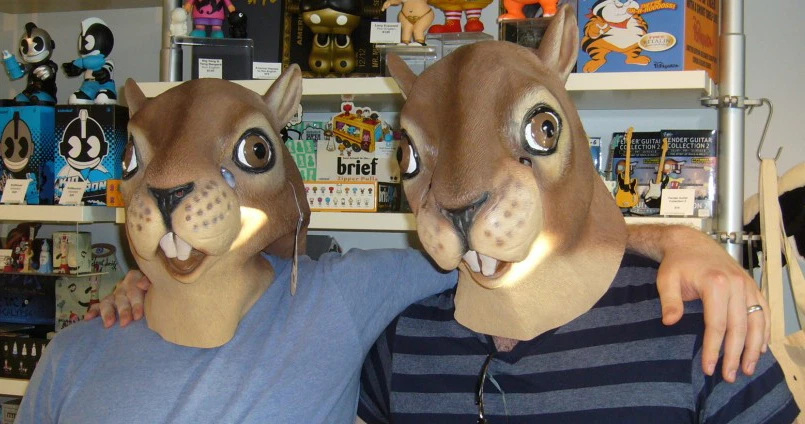 Eichhörnchen-Maske Aus Latex – Witzig Für Partys, Cosplay Oder Überraschungen