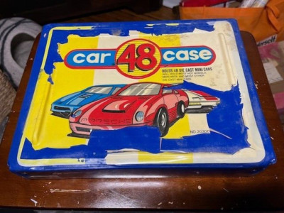 Hot Wheels 48 Total Vehicles In Vintage Tara Toy Car Case ALL HOT WHEELS