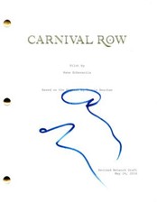 Cara Delevingne Signed Autograph Carnival Row Pilot Script Screenplay - Vignette