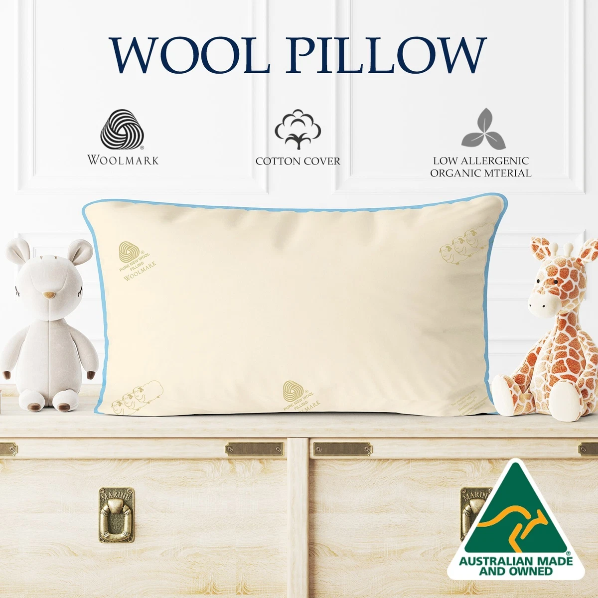 Australian wool best sale pillow