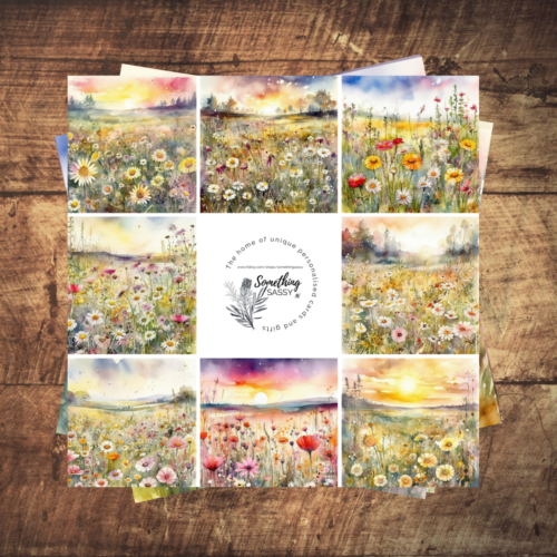 Wildflowers  - Box set of 8 individually designed greetings cards - blank - Picture 1 of 9