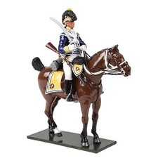 W. Britain Gloss British 10th Light Dragoons Trooper Mounted No.1, 1795 47058