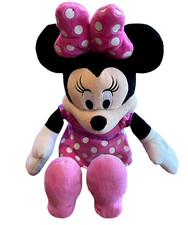 Disney Minnie Mouse Plush 14 Inch Polka Dot Dress Singing Talking Bowtique Doll