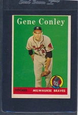 1958 Topps #431 Gene Conley Braves EX 58T431-82515-4
