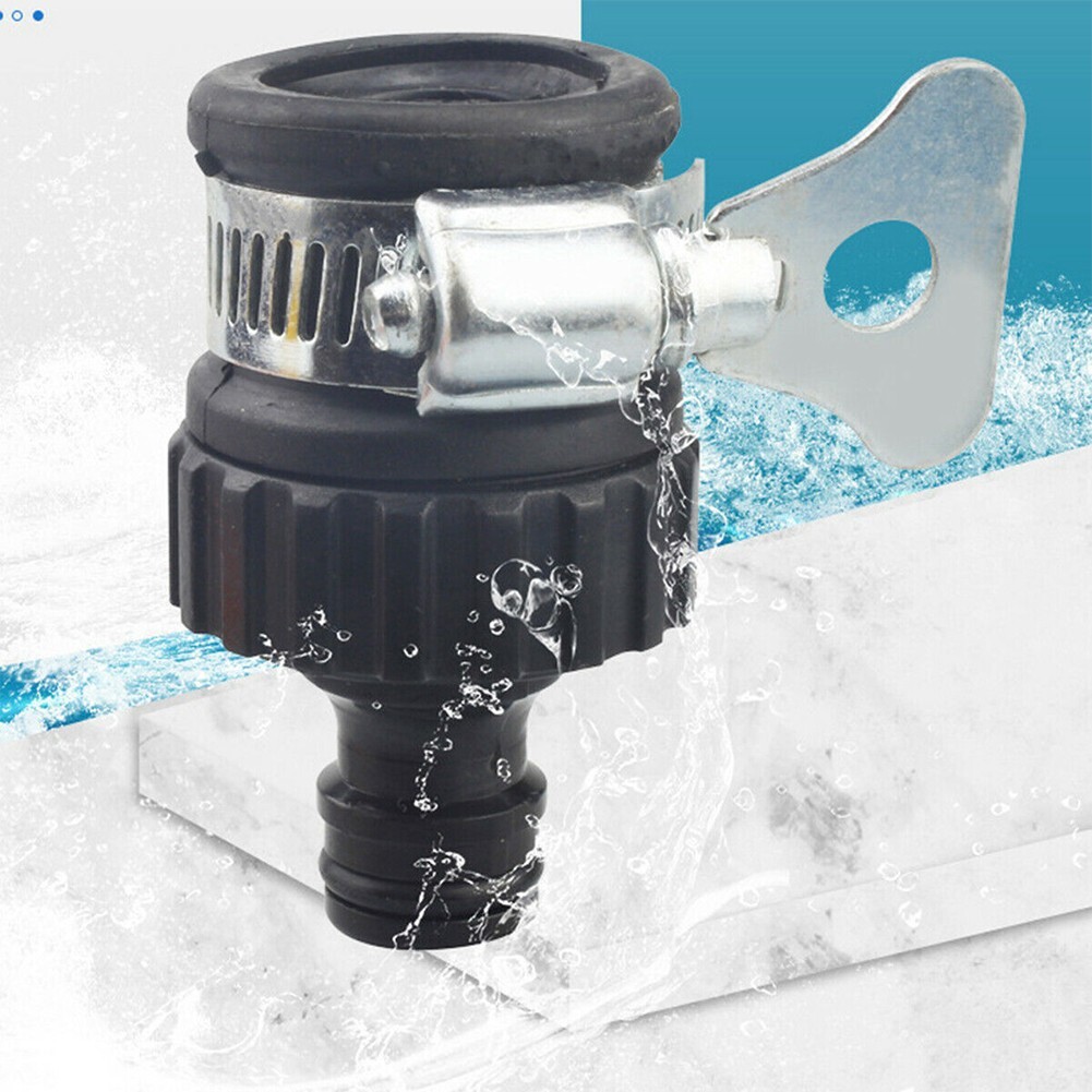 Black Rubber Kitchen Mixer Tap Hose Pipe Adapter for Superior