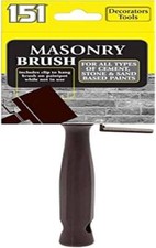 151 4” Masonry Paint Brush Wall Brick Rough Cement Stone Sand Based Paint Brush