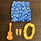 Vintage Ken In Hawaii 1404 Outfit With HTF Lei Original 1964 Mattel Fashion #B12