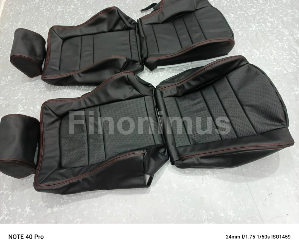 Ajuste para Mitsubishi 3000GT - Cubierta de repuesto de cuero (2 asientos) 1991-1999 Foto 2 de 4