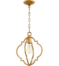 Quorum International Dublin 3842-74 Gold Leaf 11" W Pendant