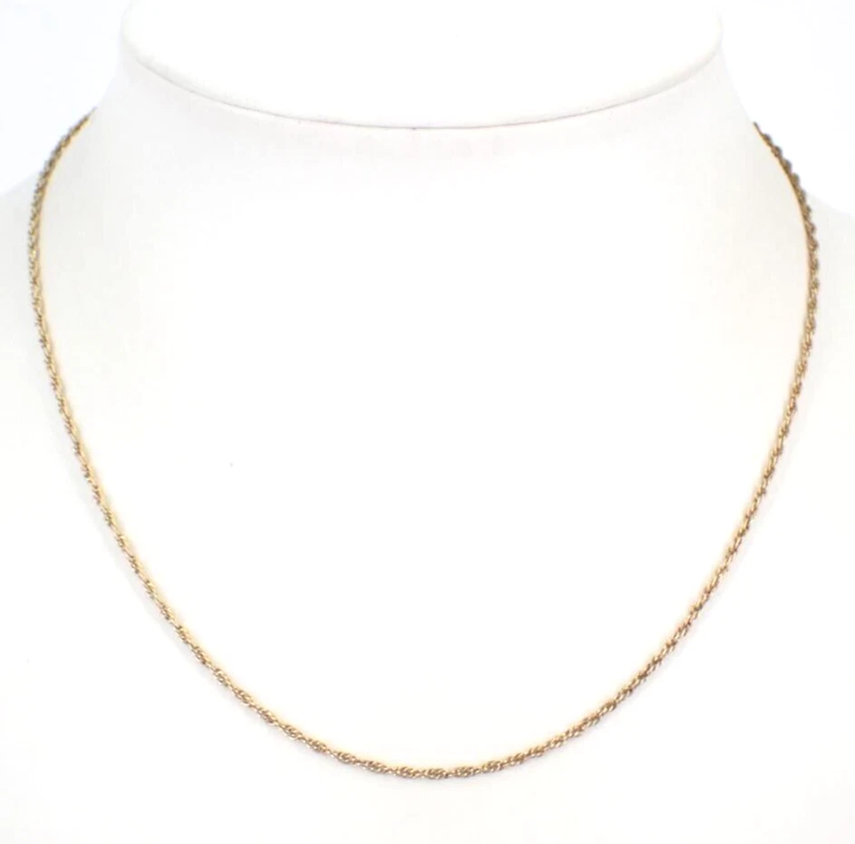 Collana catena Christian Dior tono oro 16 9" usata