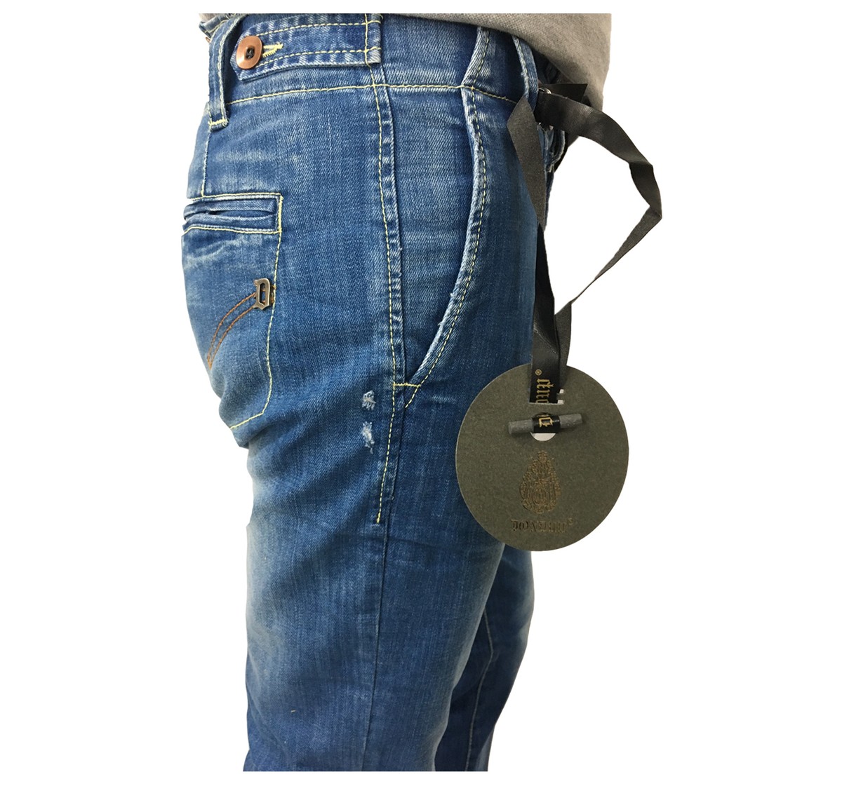 Men's Jeans DONDUP Percy Up 163 98%Cotton 2%Elastic Made IN Italy  Bottom