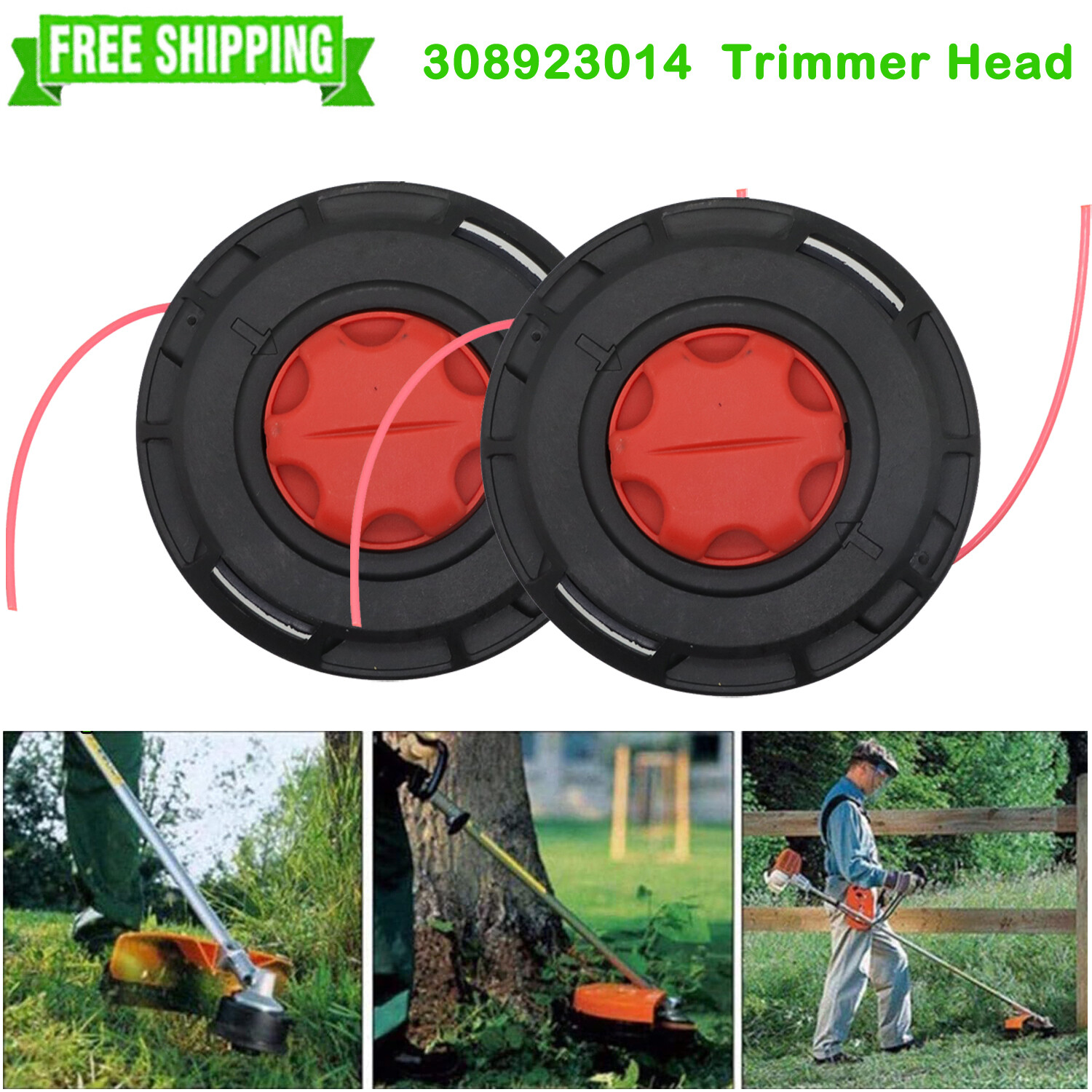 1/2PC String Trimmer Head Parts Fit For Toro 51975 51955 519