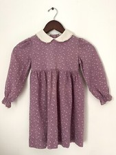 Vintage Disney Winnie the Pooh Pretty Dress Girls Sz 6 Smocked Peter Pan Collar