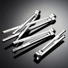 1xHeat Resistant Barbecue Grill Tongs Food Clip Korean BBQ Gripper Serving Clamp