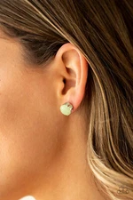 Paparazzi ~Simply Serendipity GREEN Stud Earrings Glows In Dark ~💎NEW RELEASE💎
