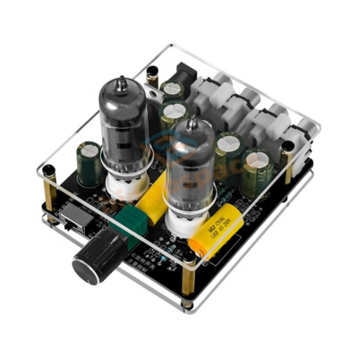Upgraded 6K4 Tube Preamplifier HiFi Tube Preamp Audio Amp Home Theater DIY
