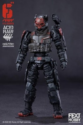 Noritoshi in Darkest Rainment レプリカ 🇺🇸 Acid Rain World: Novark Valerius FXH-AR-005 1/12 Scale Action
