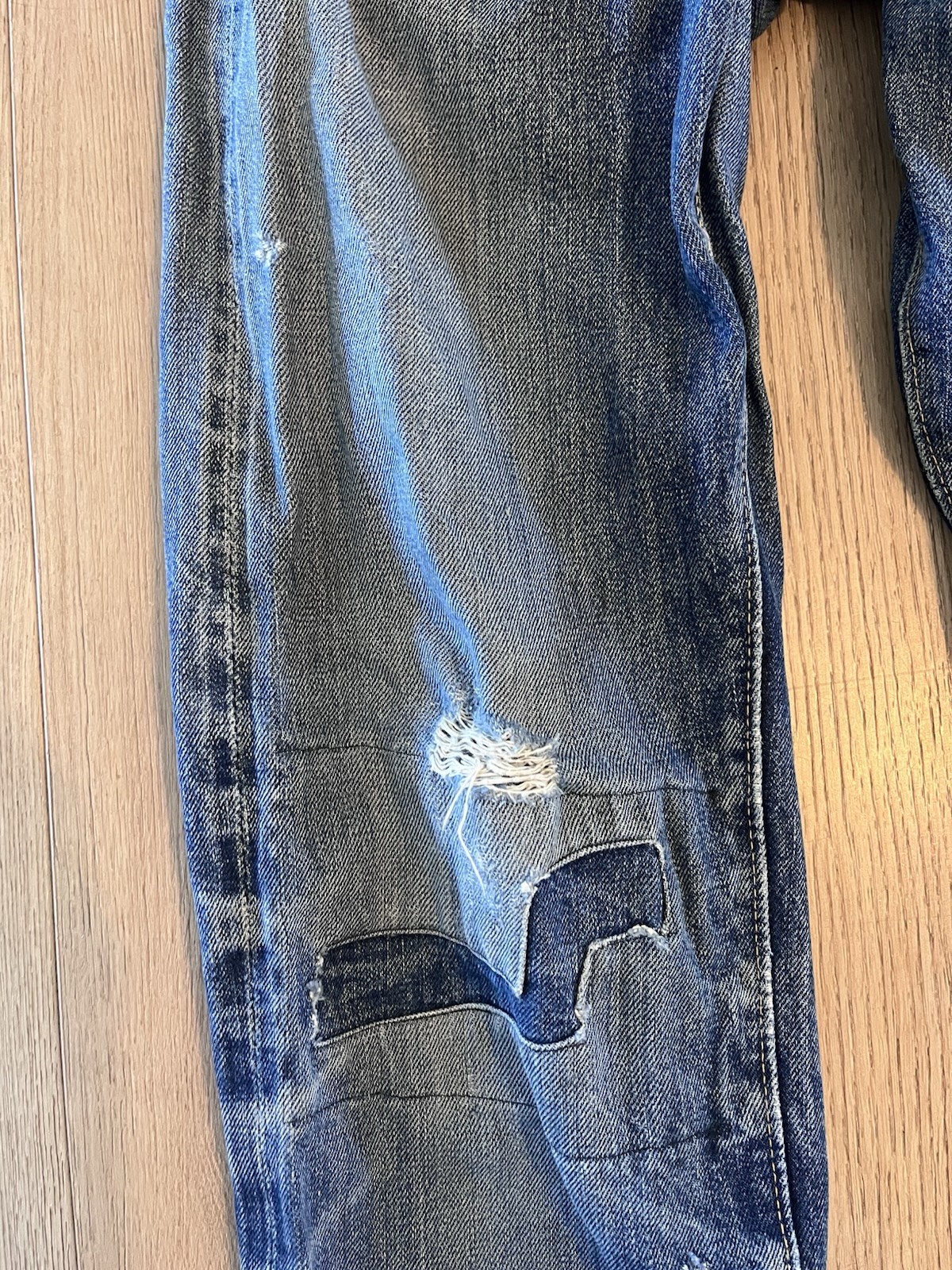 VINTAGE Levis Jeans 26x26  Big E Hidden Rivets Selvedge 50s V Stitch image 4