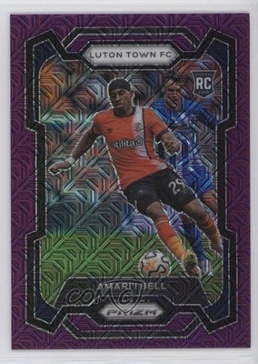 2023-24 Panini Prizm Premier League Purple Mojo 5/25 Amari'i Bell Rookie RC 0j5z