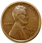 1914 S Lincoln Cent ☆☆ Circulated Brown ☆☆ Great For Sets 219