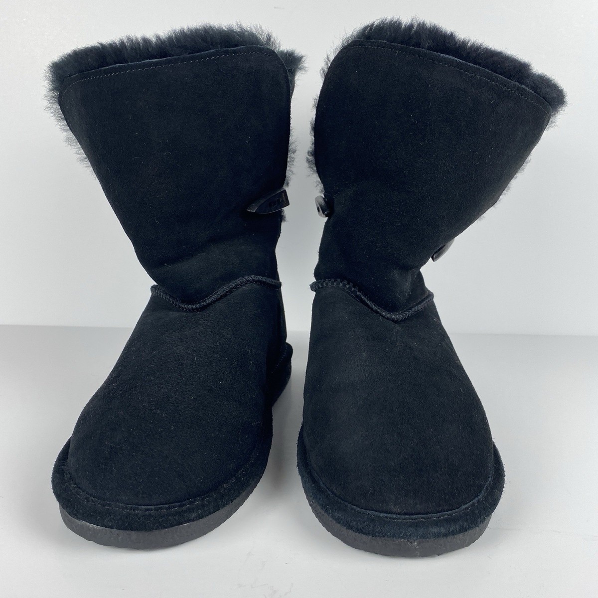 BearPaw Abigail Womens Winter Boots Size Pull On Comfy Warm