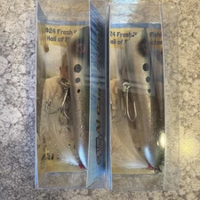 2 Packs Al Gag’s Throwback Lures Heirloom Popper Bunker Flash