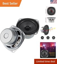 2PCS 10W Mini 3" Hifi Full Range Speaker 8 Ohm Anti-Magnetic Audio 2.0/2.1 Home