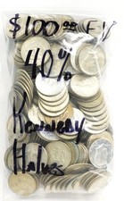 $100 FV 40% Silver Kennedy Half-Dollars